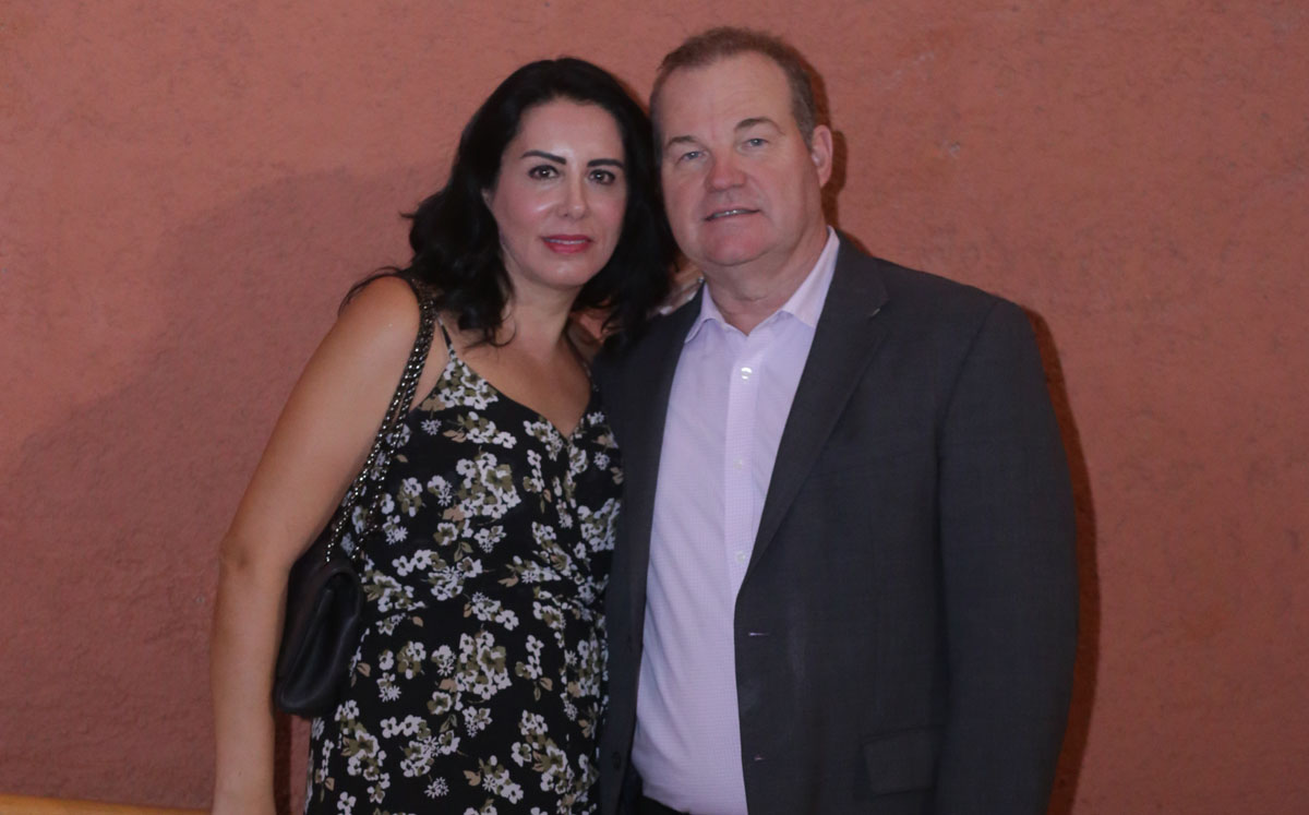 Mily Batarse de Ibarra y Fausto Ibarra