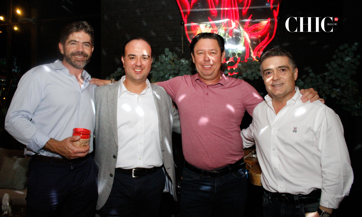 Richard Succar, Germán Zermeño,  Uriel López y Oscar Navarro