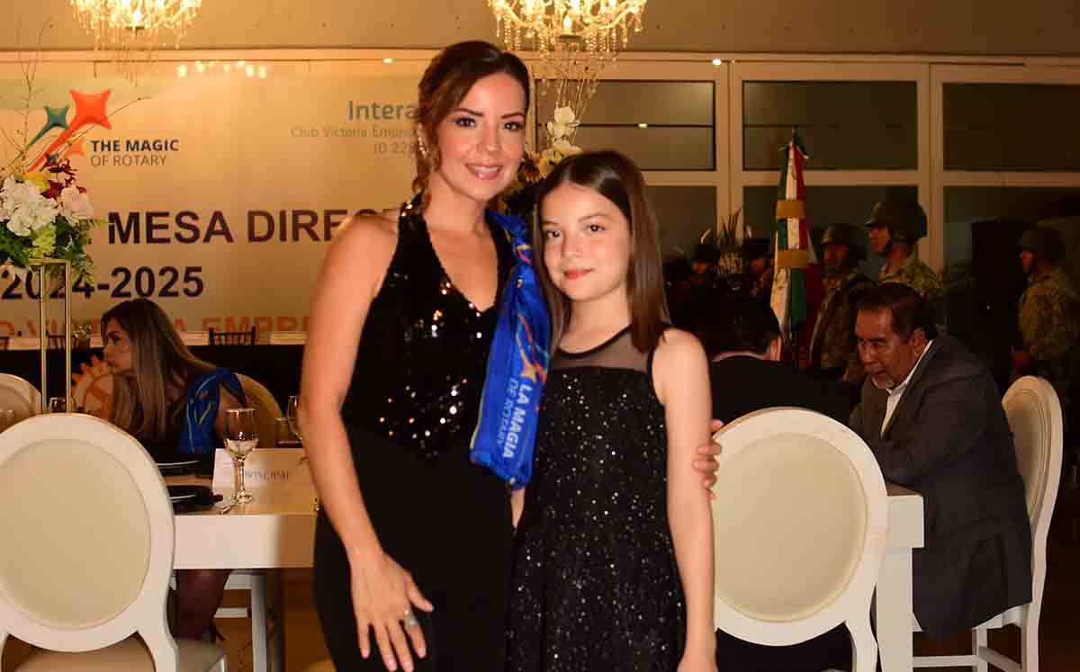 MARISOL PARRA Y MARÍA PAULA ANAYA en el  CLUB ROTARIO VICTORIA EMPRESARIAL
