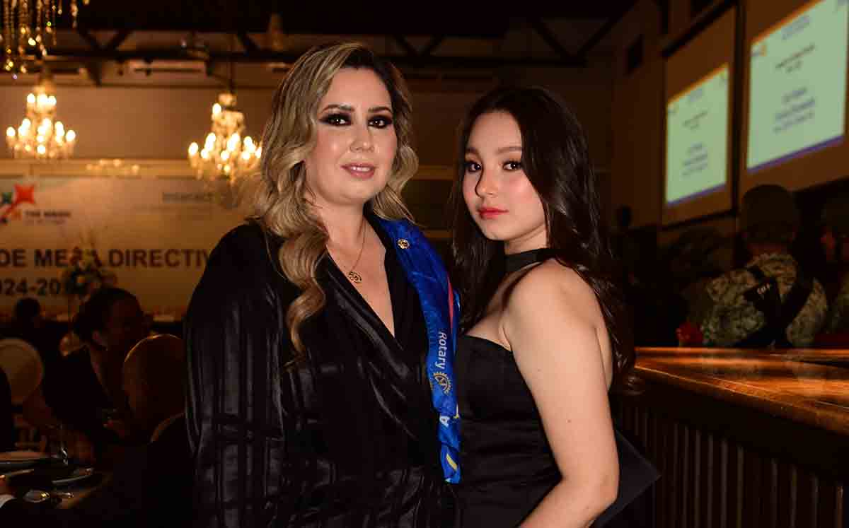 NABIL GUEVARA Y ZARA MATA durante la toma de protesta de la mesa directiva 2024-2025
