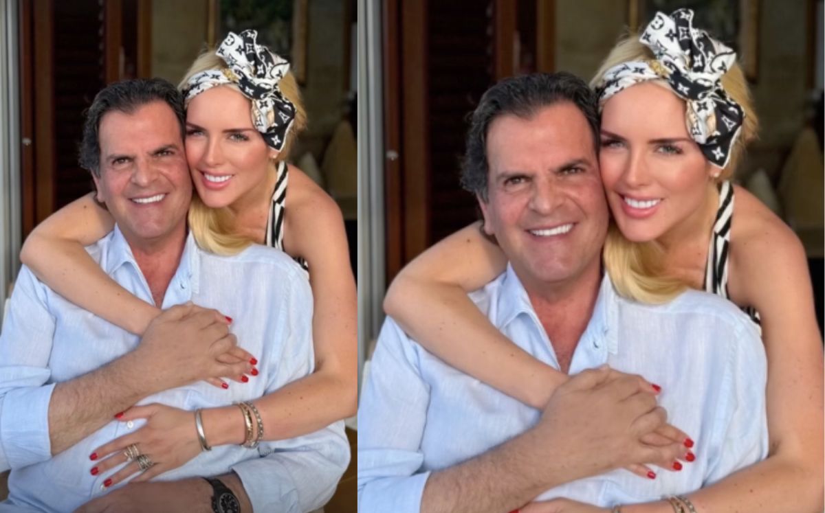Tania Ruiz abrazada de Alejandro Baillères (Instagram)