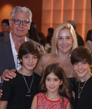 Eduardo Gutiérrez, Loreto Villarreal, Joaquín Gutiérrez, Loreto Gutiérrez y Matías Gutiérrez