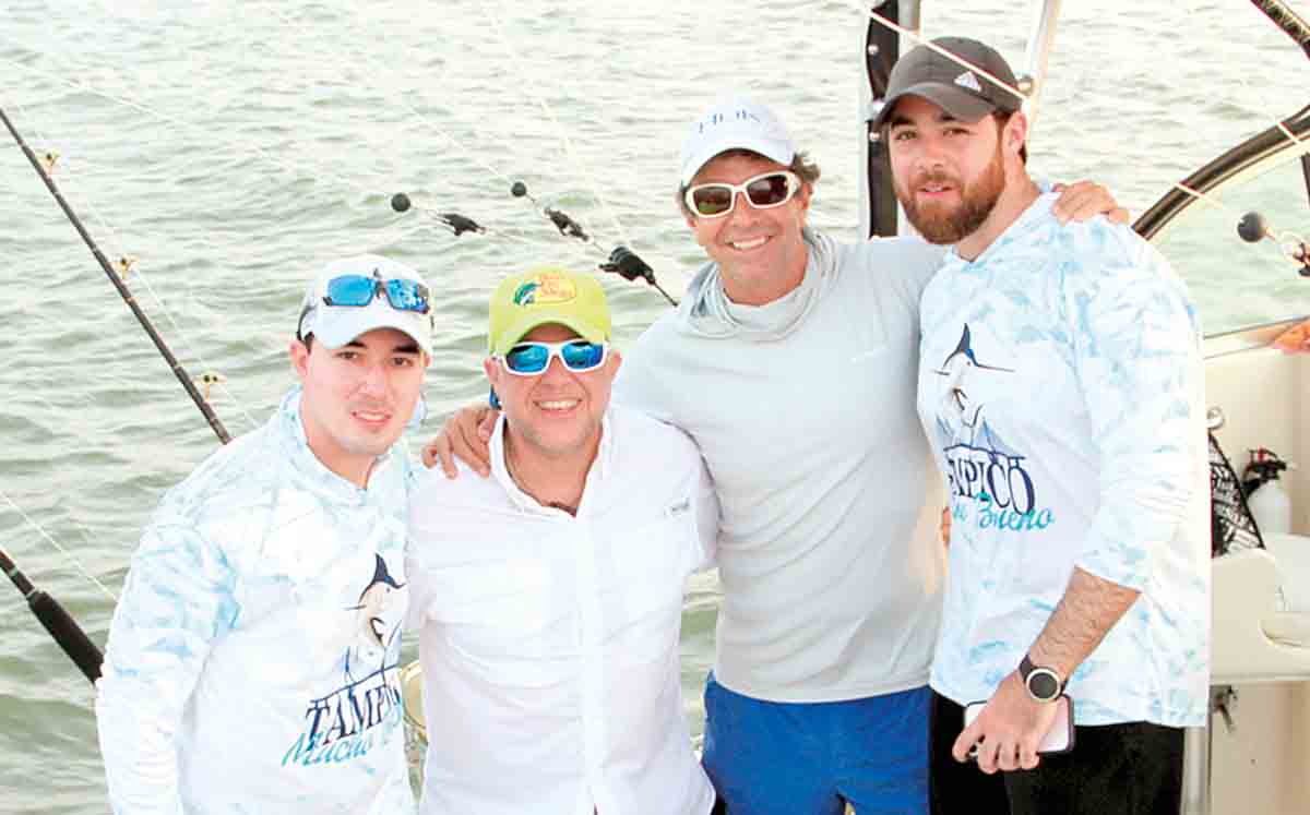 RAFAEL GODARD, RAFAEL GODARD, ALEJANDRO FERNÁNDEZ Y ALEJANDRO FERNÁNDEZ durante la pesca