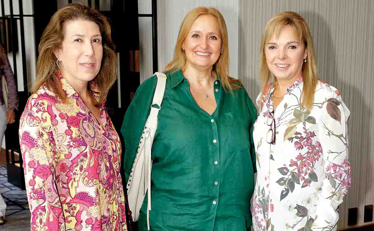 Claudia Bichara, Mayerling Letayf y Marcela Botello / Fotos: Daniel Saldívar