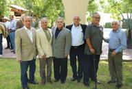 Homero, Édgar, Luis, Miguel, Margarito y Profr. Sámano