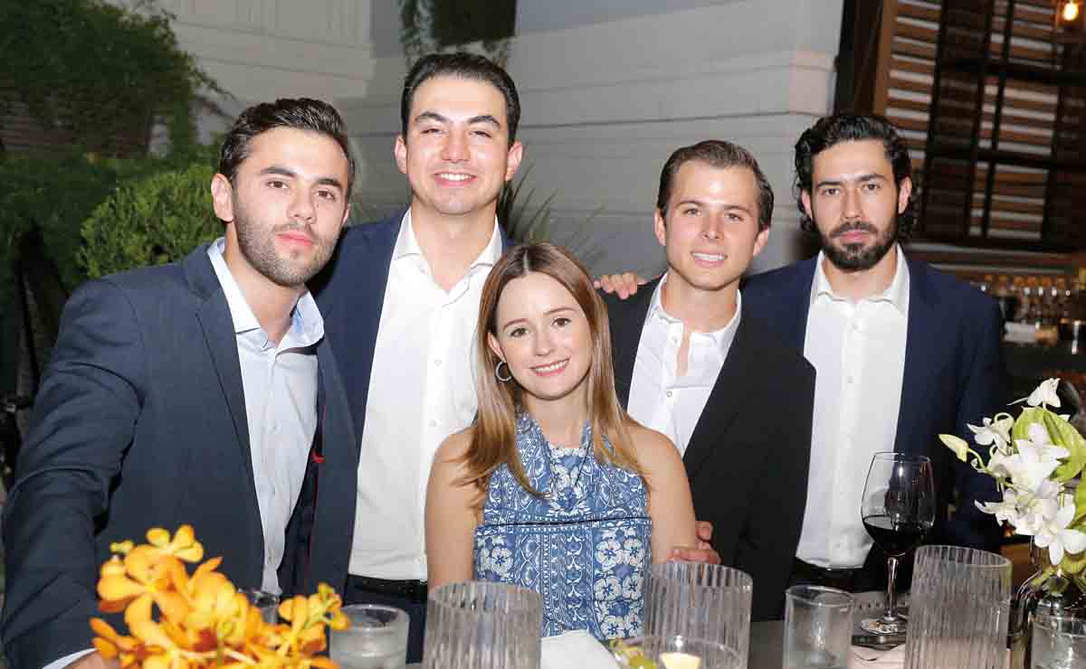 Luis Vázquez, Enrique Covarrubias, Alicia Elizondo, Santiago Lozoya y Emilio Jiménez / Fotos: Daniel Saldívar