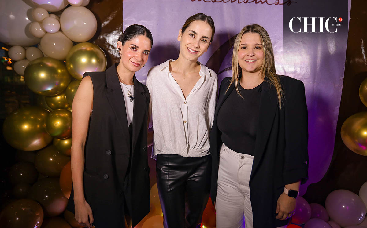 Astrid Algara, Tatiana Delgado y  Mónica Valdés