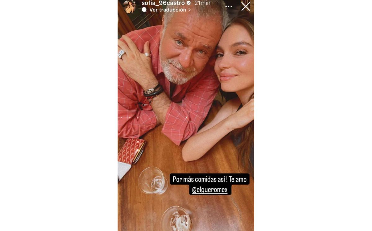 Sofía Castro presume el regalo que le dio su papá (Instagram)