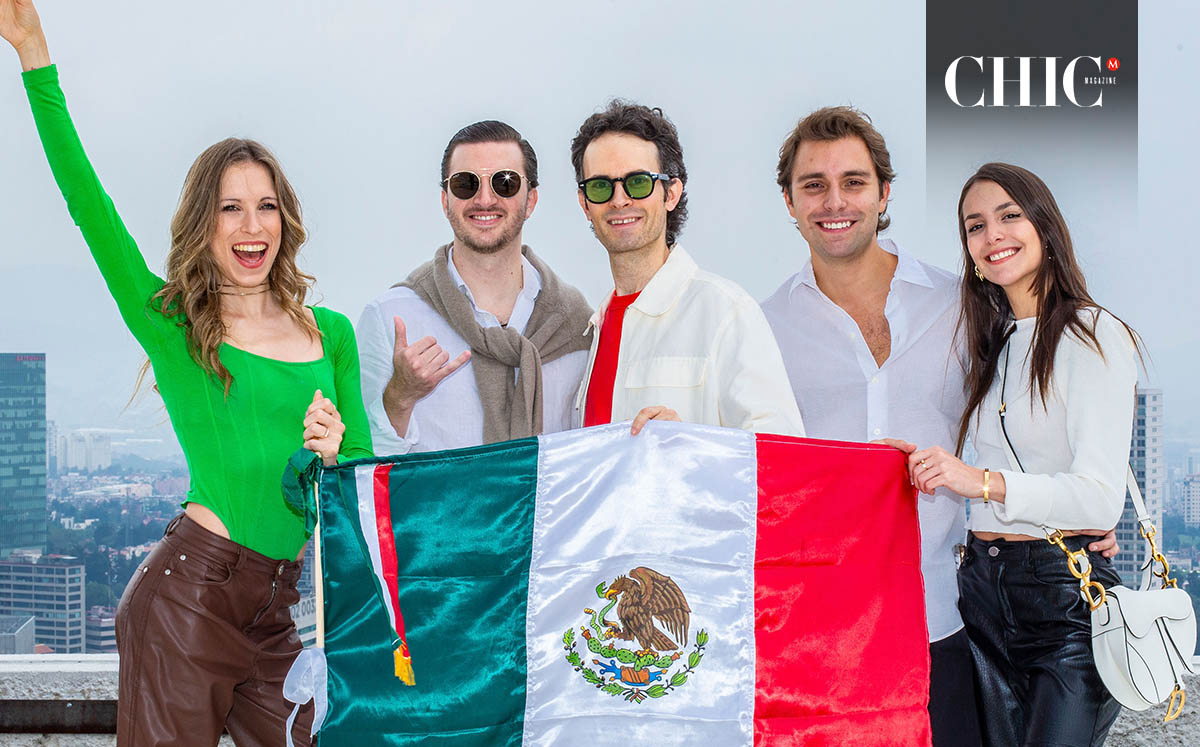 Inés García, Alberto O'farril, Rafa Picard, Manolo López y Erika Elizondo