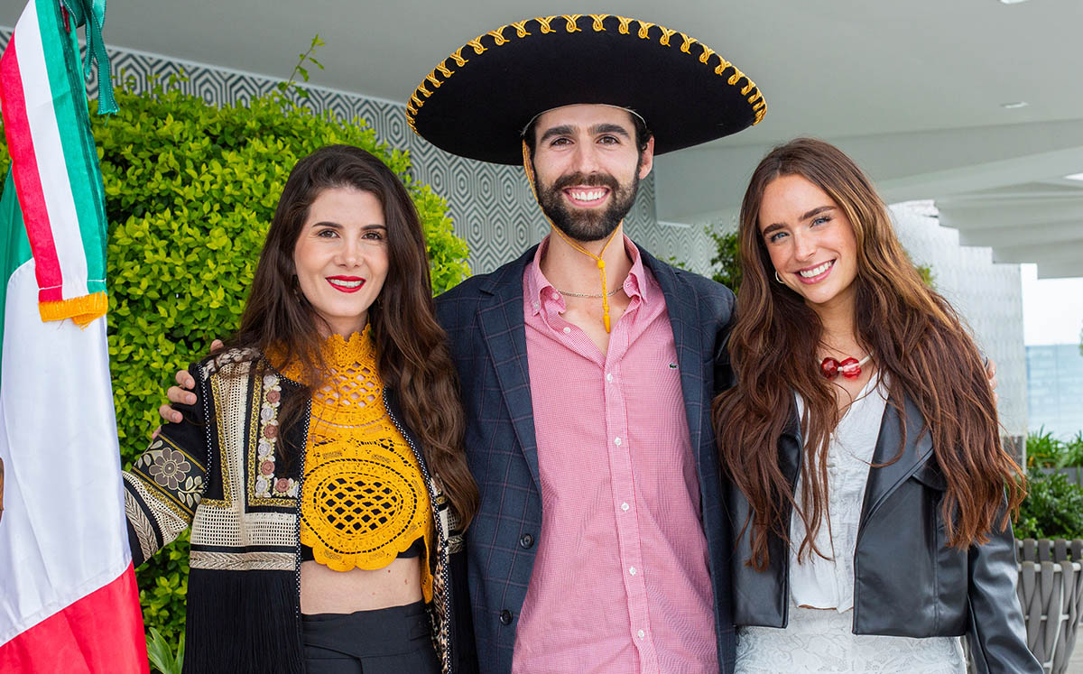 Miriam Azkenazi, Sebastián Longoria y Janett Ramírez