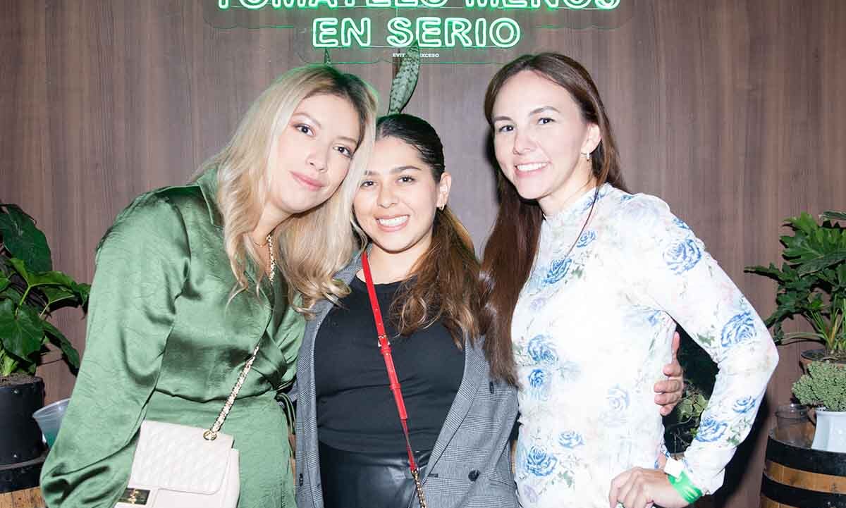 Celeste Guzmán, Andy Spinola y Sofía García