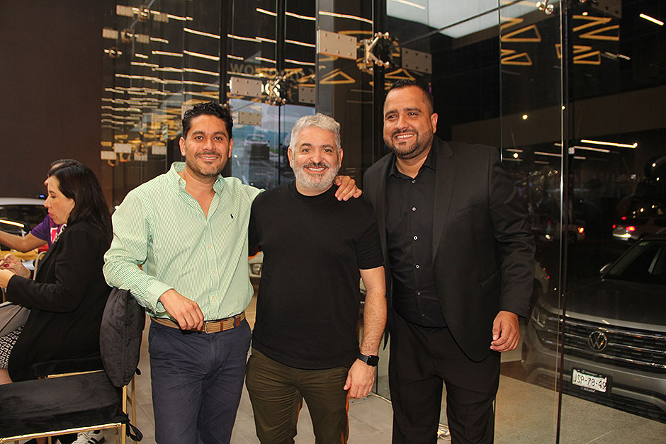 Alejandro León, Alonso Maldonado y Alejandro Santillán