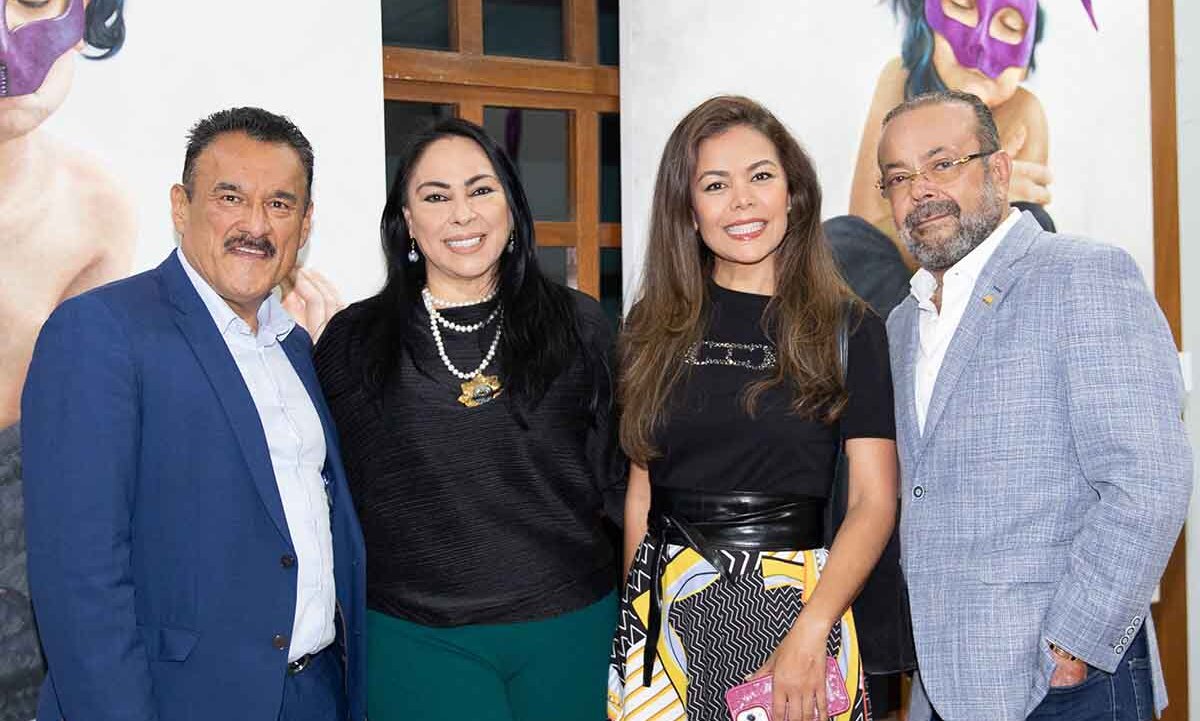 Refugio Gómez, Lupita Jiménez, Edith Alamillo y Rafael Ruiz