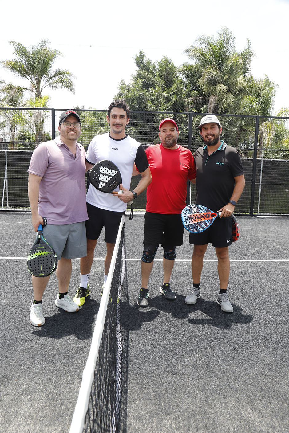 Eduardo Lascuráin, Efrén Luna, Enrique Fábrega e Iván Torres