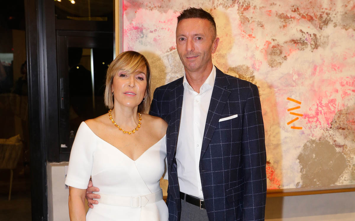 Eugenia López Clariond y James Fox