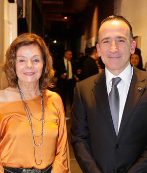 Lily Navarro y Ernesto López Clariond
