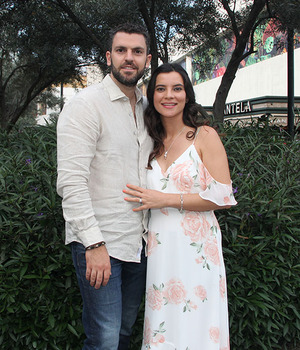 Sergio Salinas, Maura Salinas, Maura Escutia, Estefanía Lozano y Rodrigo Salinas.