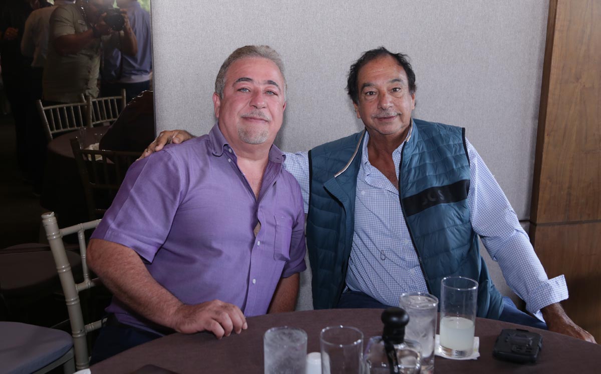 Navil Hamed y Elías Andonie