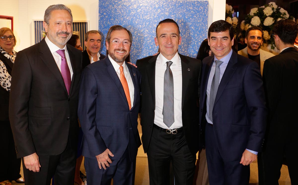 Roger Morales, Adrián Lozano, Ernesto López Clariond y Hernán Martínez