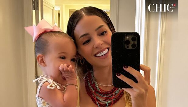 Mariana Rodríguez y dónde comprar su traje de baño tie-dye (Foto: Instagam)