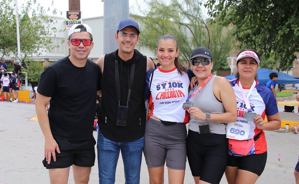 Jesús, Hiram, Damaris, Clara y Araceli
