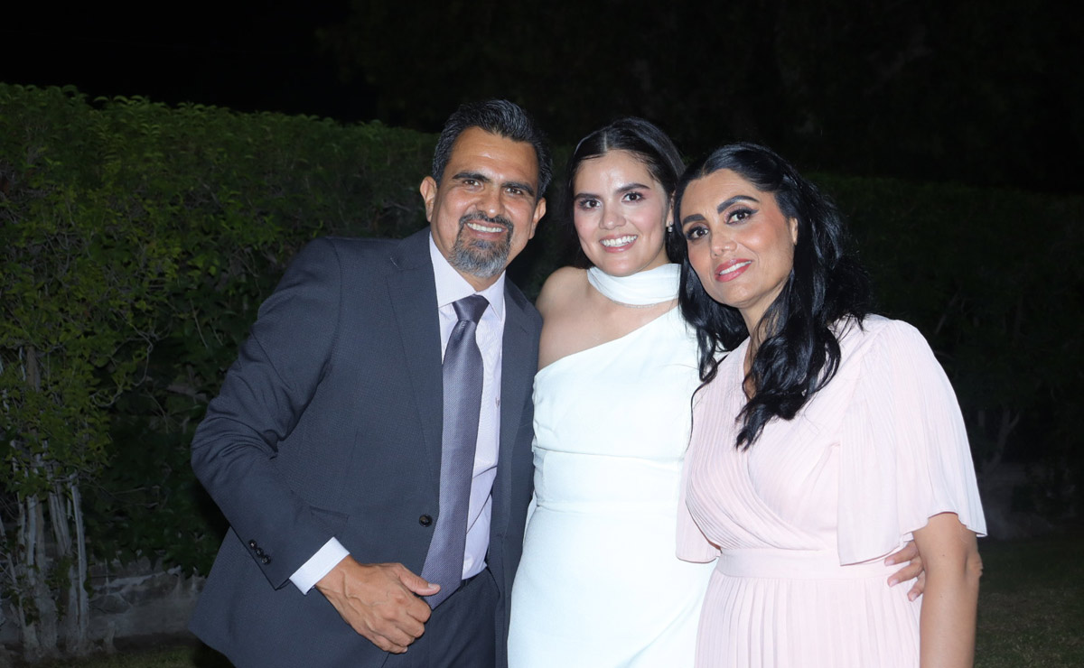Papás de la novia. Rodolfo, Lorena y Rocío