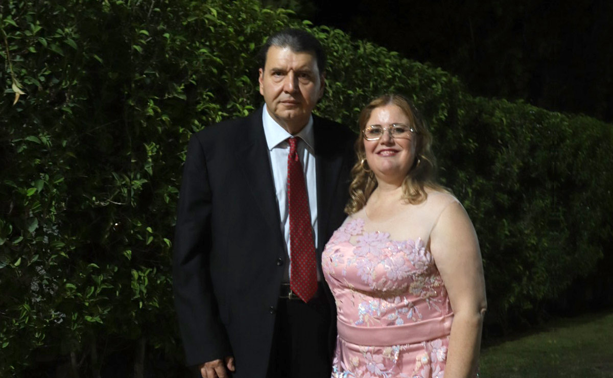 Papás del novio. Roberto y Cristy