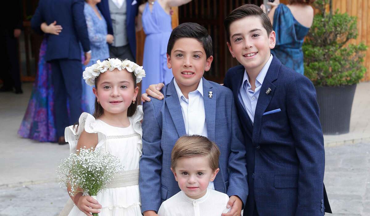 Sofía Jiménez, Federico Jiménez, Diego Jiménez y Andrés Jiménez