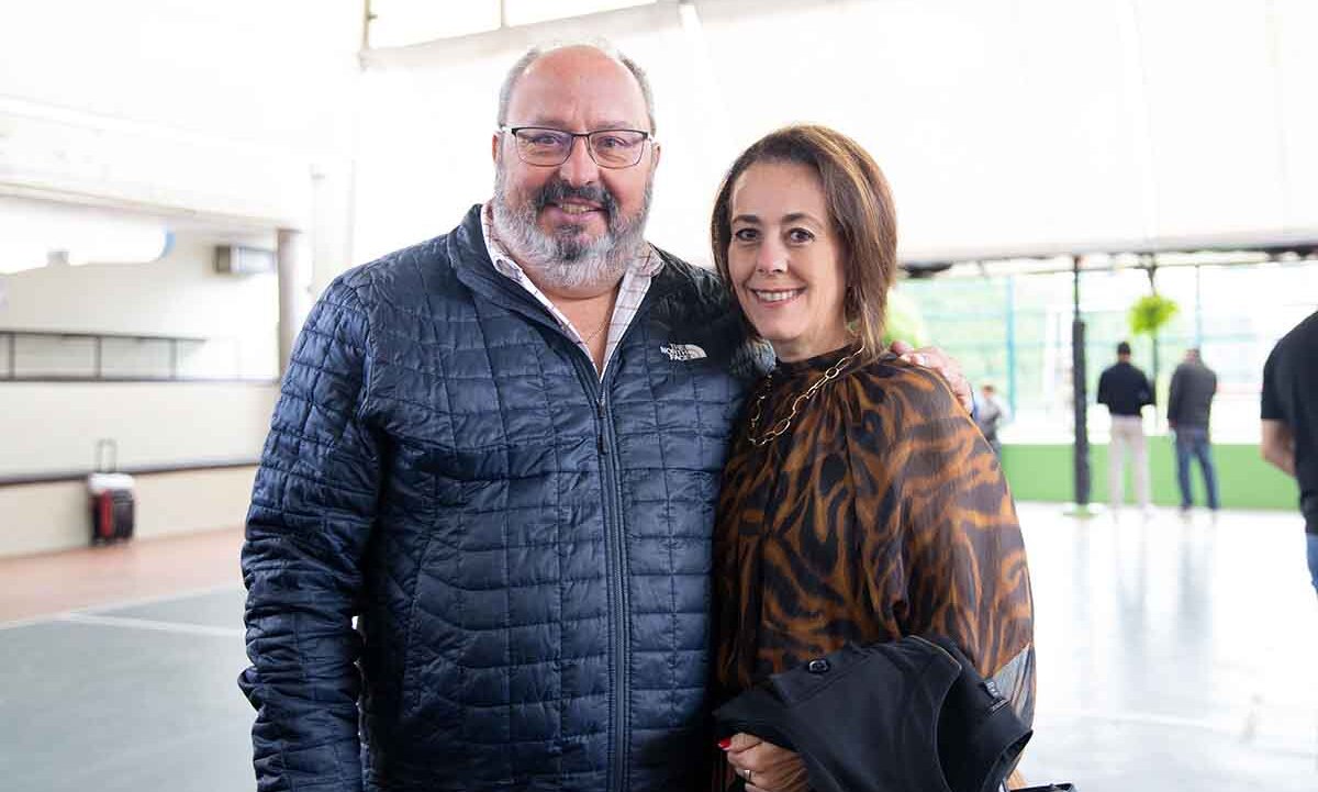 Javier Alarcón y Claudia Alarcón