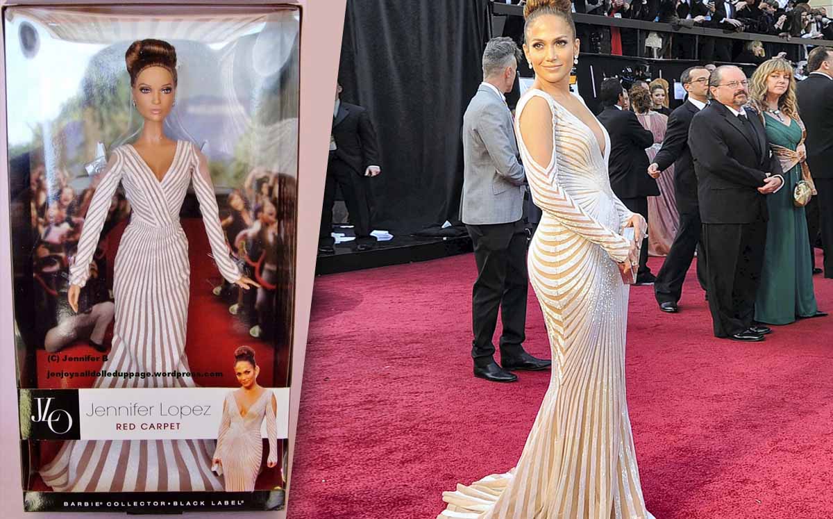 Barbie Jennifer Lopez Muñeca de alfombra roja / Foto: Cortesía