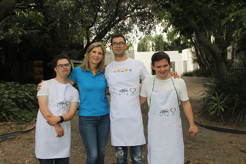 Daniel Mayorga, Jany Gómez, Juan Pablo Salame y Fernando Ramos