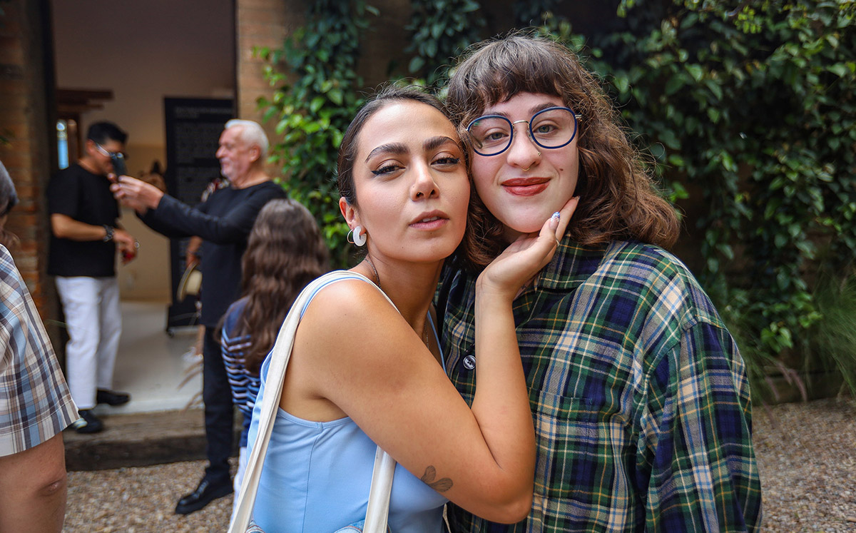 Karla Reza y  Lucía Gutiérrez