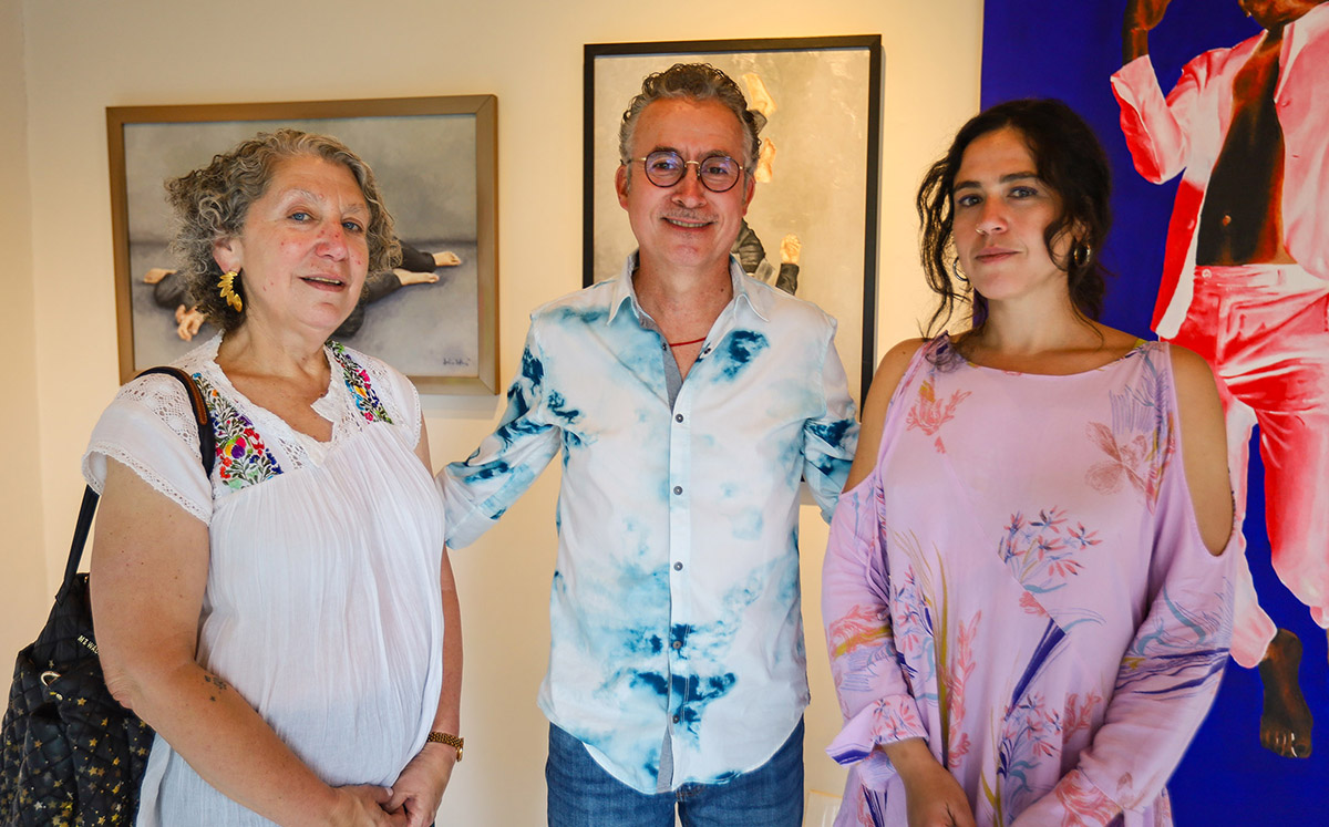 Karmelita Díaz, Daniel Mijares y Mandy Kamin