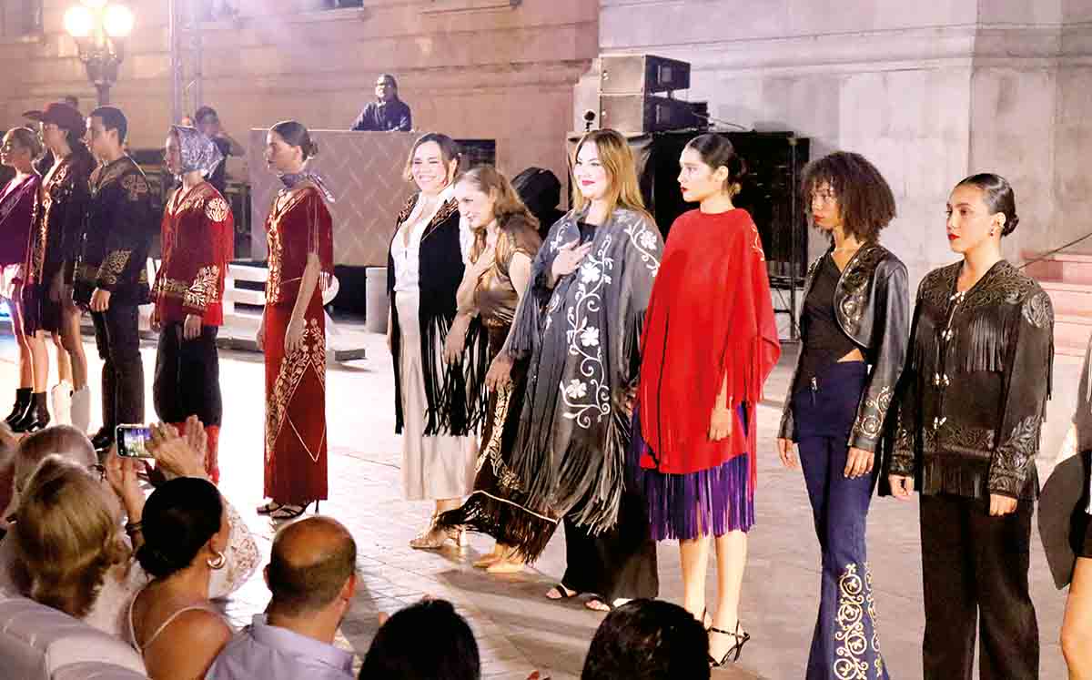Momentos de la pasarela con creaciones de HAEBERLI
