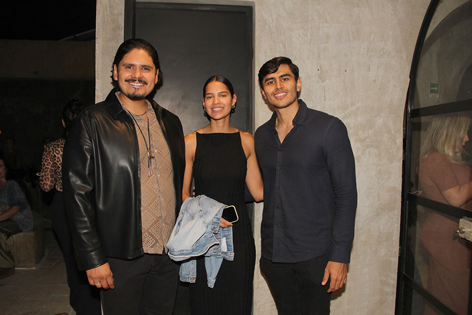 Luis Ramírez, Andrea Estrada y Enrique Gómez.