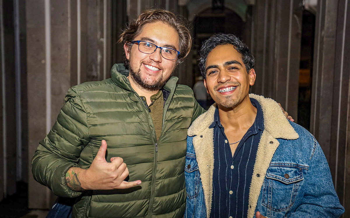 Max Gallegos y Christian Mendienta