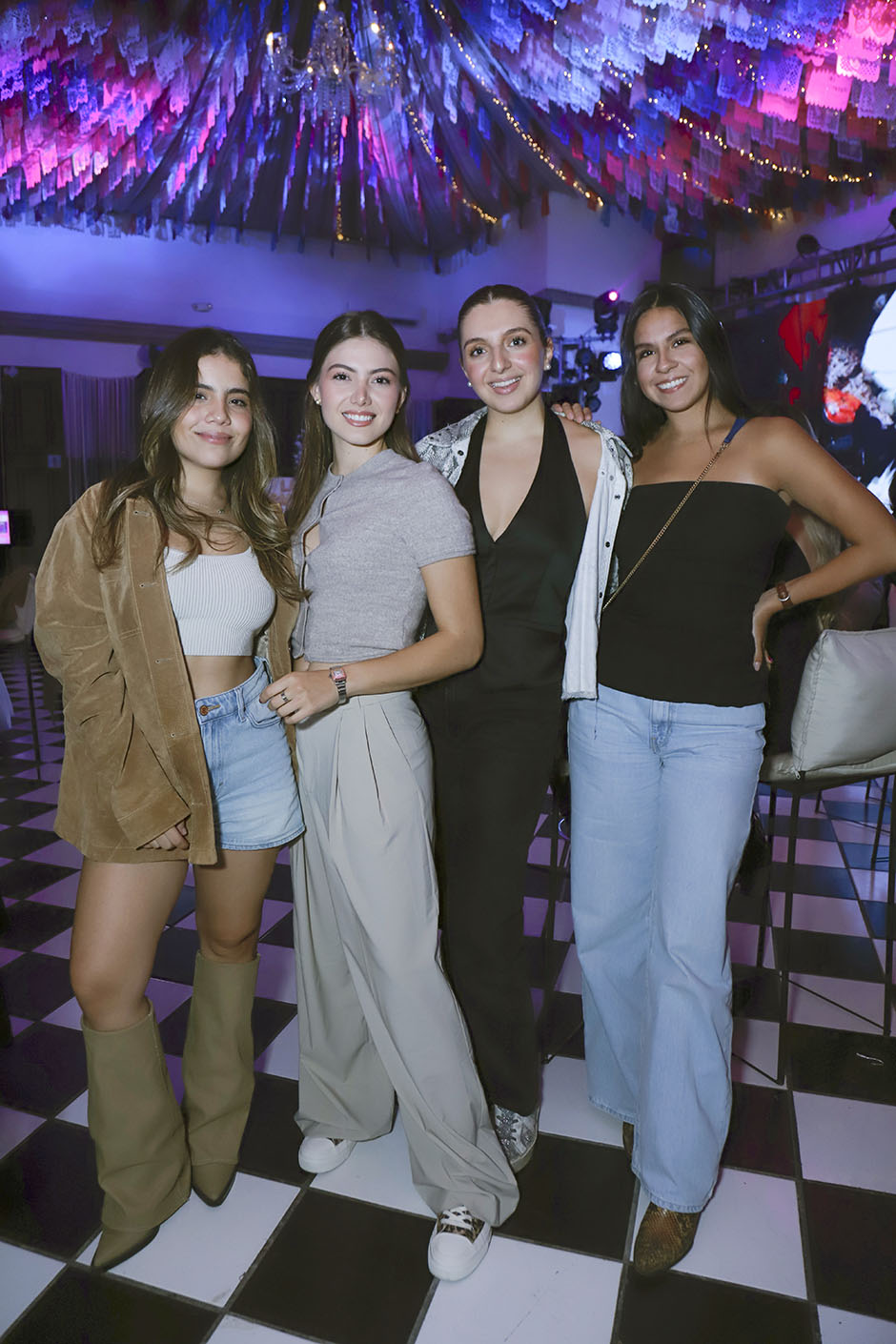 Valeria Duarte, Ludwika Rodríguez, Ileana Issa y Marisa Castro