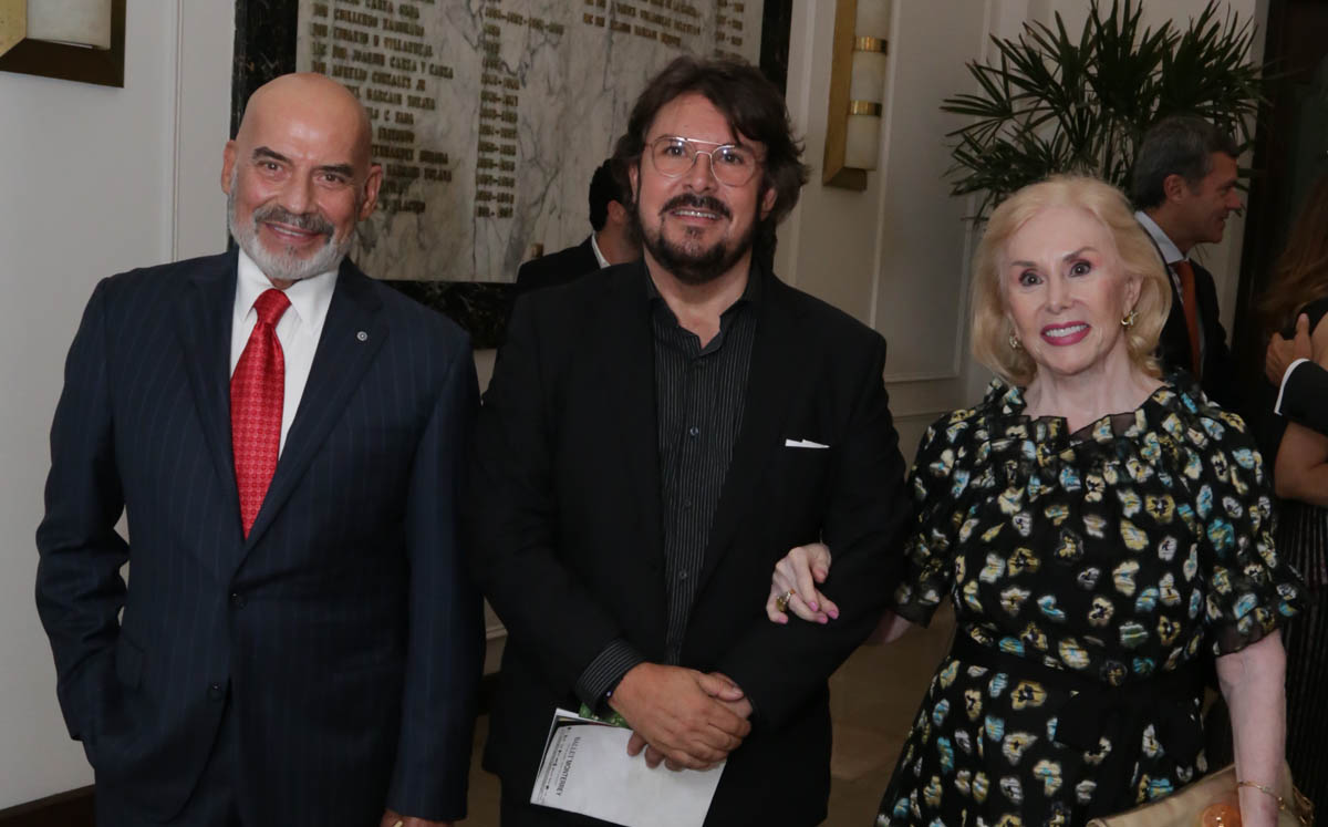 Alberto Villarreal, Jorge Gama y Lucila Araico