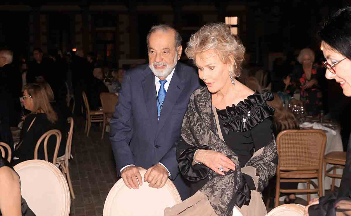 Carlos Slim y Mercedes Sánchez Navarro / Fotos: Daniel Saldívar