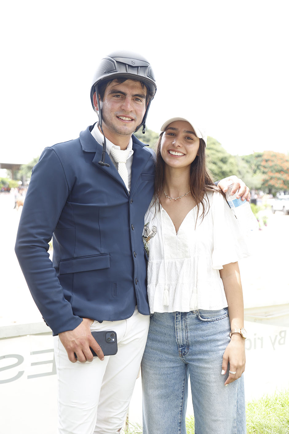 Juan Ángel Hernández y Andrea Calderón