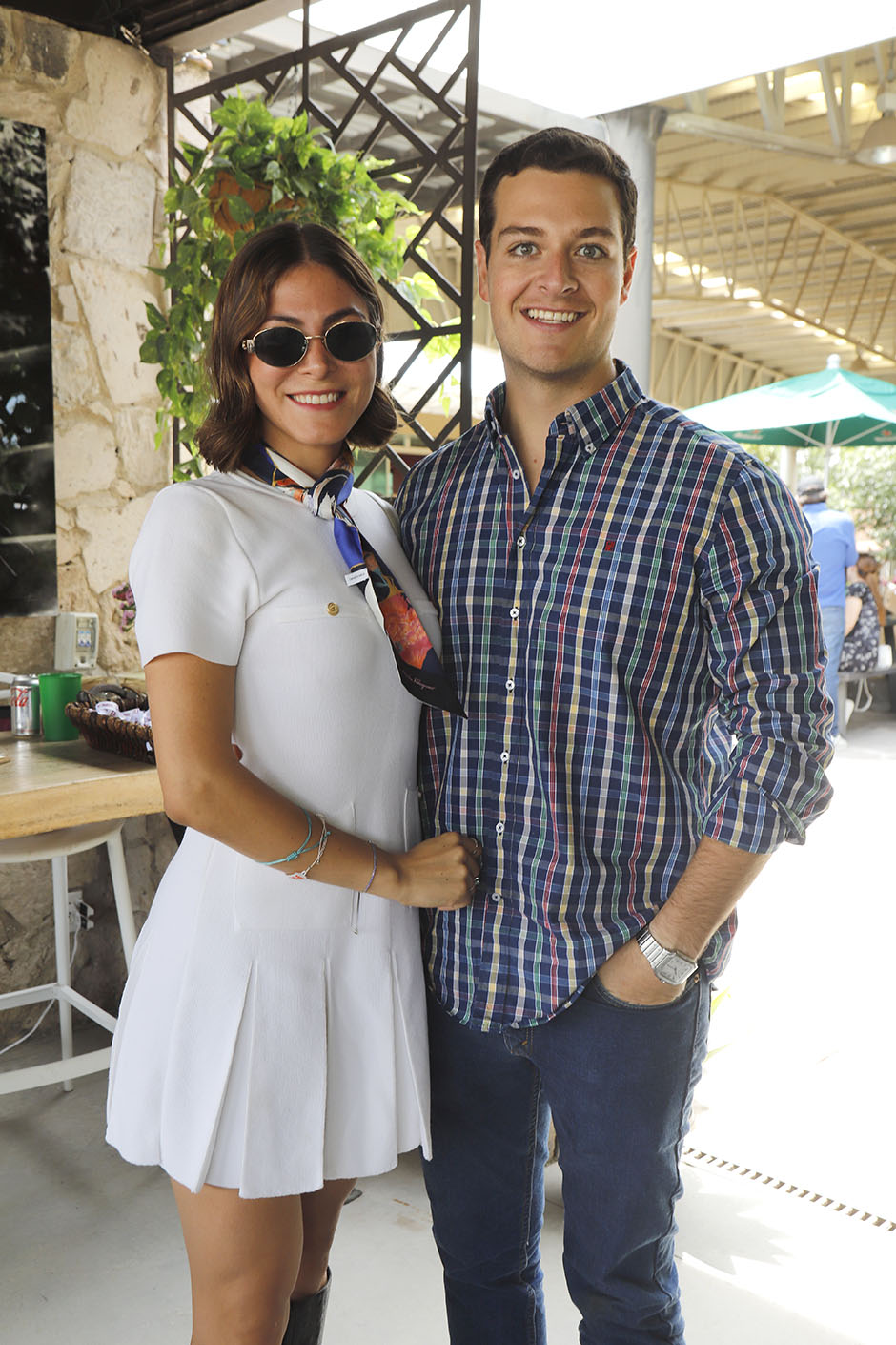 Mónica Magaña y Sergio Salinas