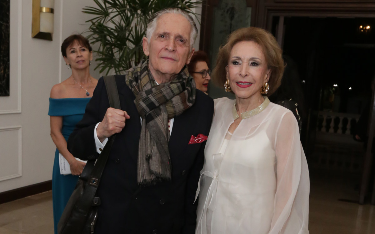 Pedro Slim y Yolanda Santos