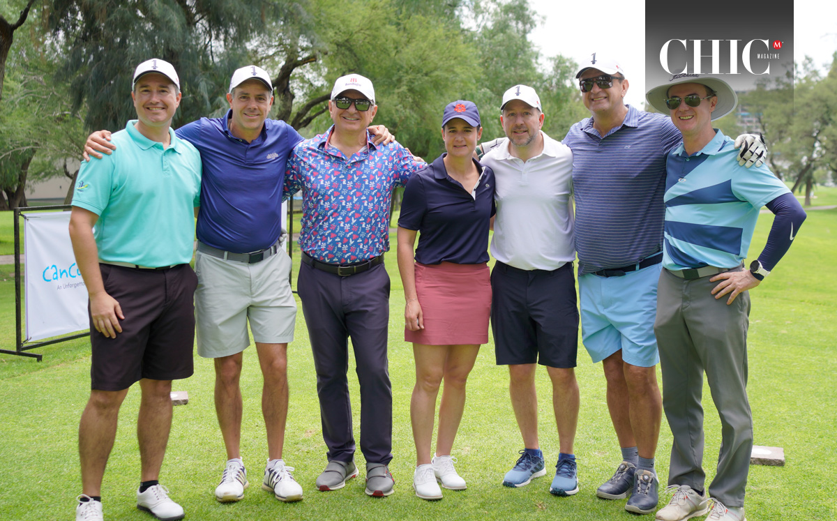 Eduardo González, Francisco García Sainz, Luis Placencia, Lorena Ochoa, David García, Agustín Bujaidar y Damiano Davio