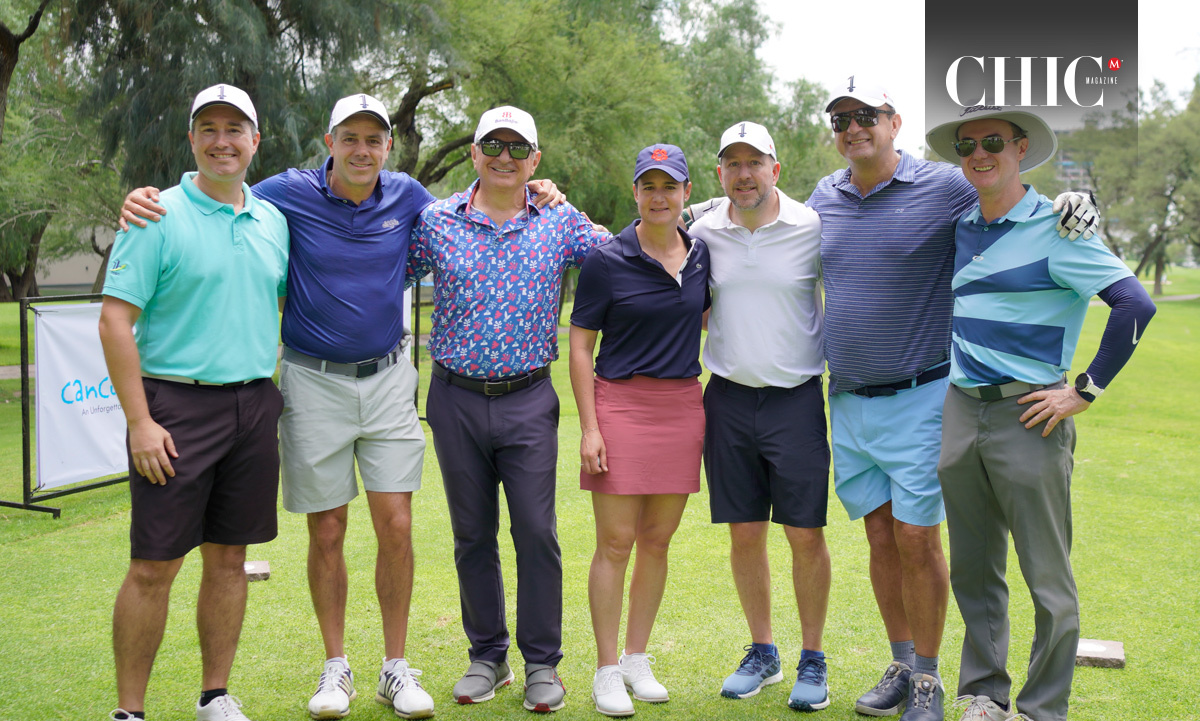 Eduardo González, Francisco García Sainz, Luis Placencia, Lorena Ochoa, David García, Agustín Bujaidar y Damiano Davio