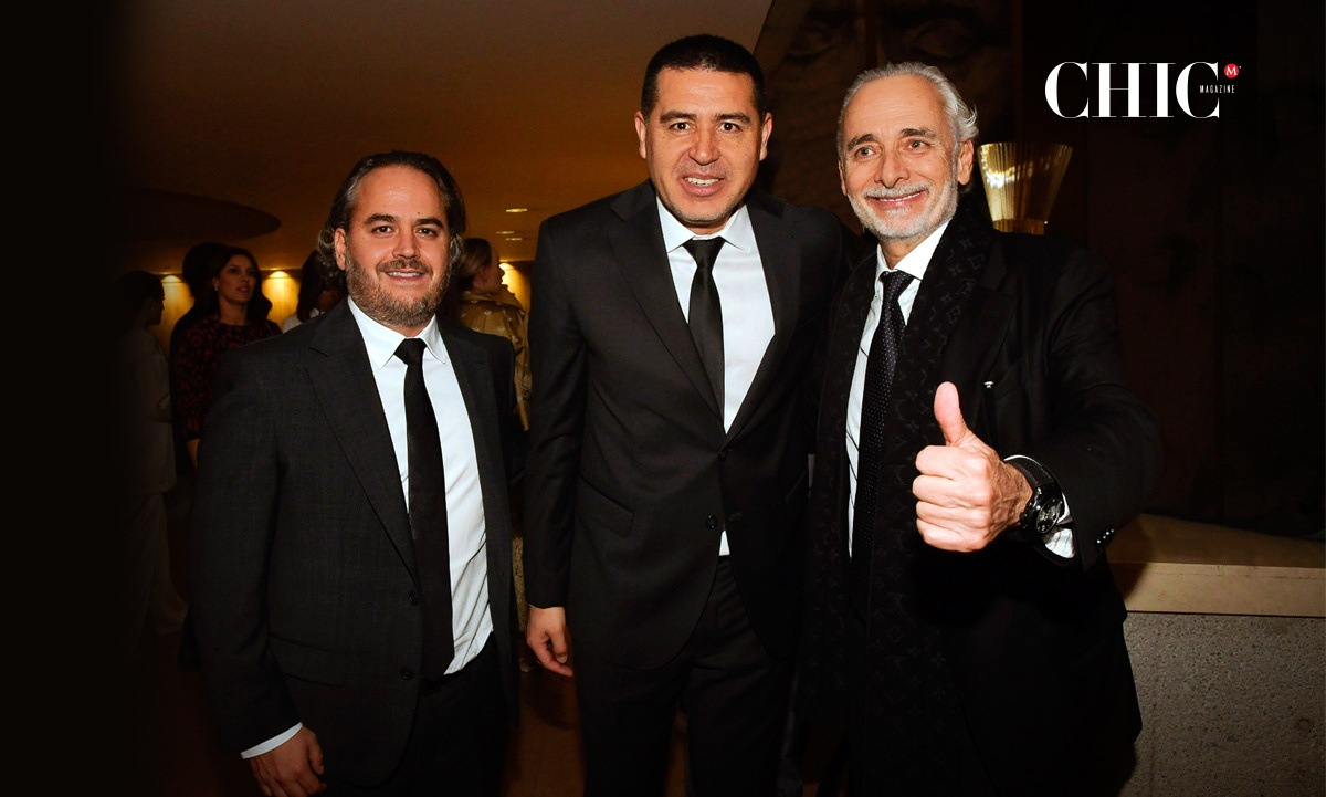 Jesús Martínez Jr., Juan Román Riquelme y Jesús Martínez