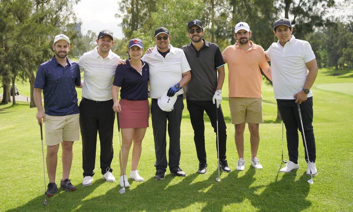 José Miguel Magaña, Juan Pablo García, Lorena Ochoa, Juan Eduardo García, Gustavo Reyna, Erwan Peignet y Andrés Laborde