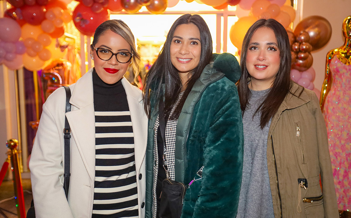 Lupita Cardozo, Raquel Vallejo y Vera Viloria