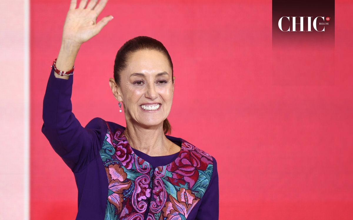 Vestido de Claudia Sheinbaum en su toma de protesta como presidenta (Foto: Getty)