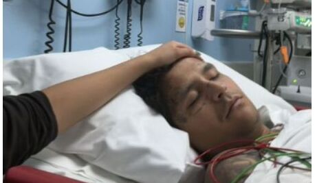 Christian Nodal hospitalizado (Instagram)