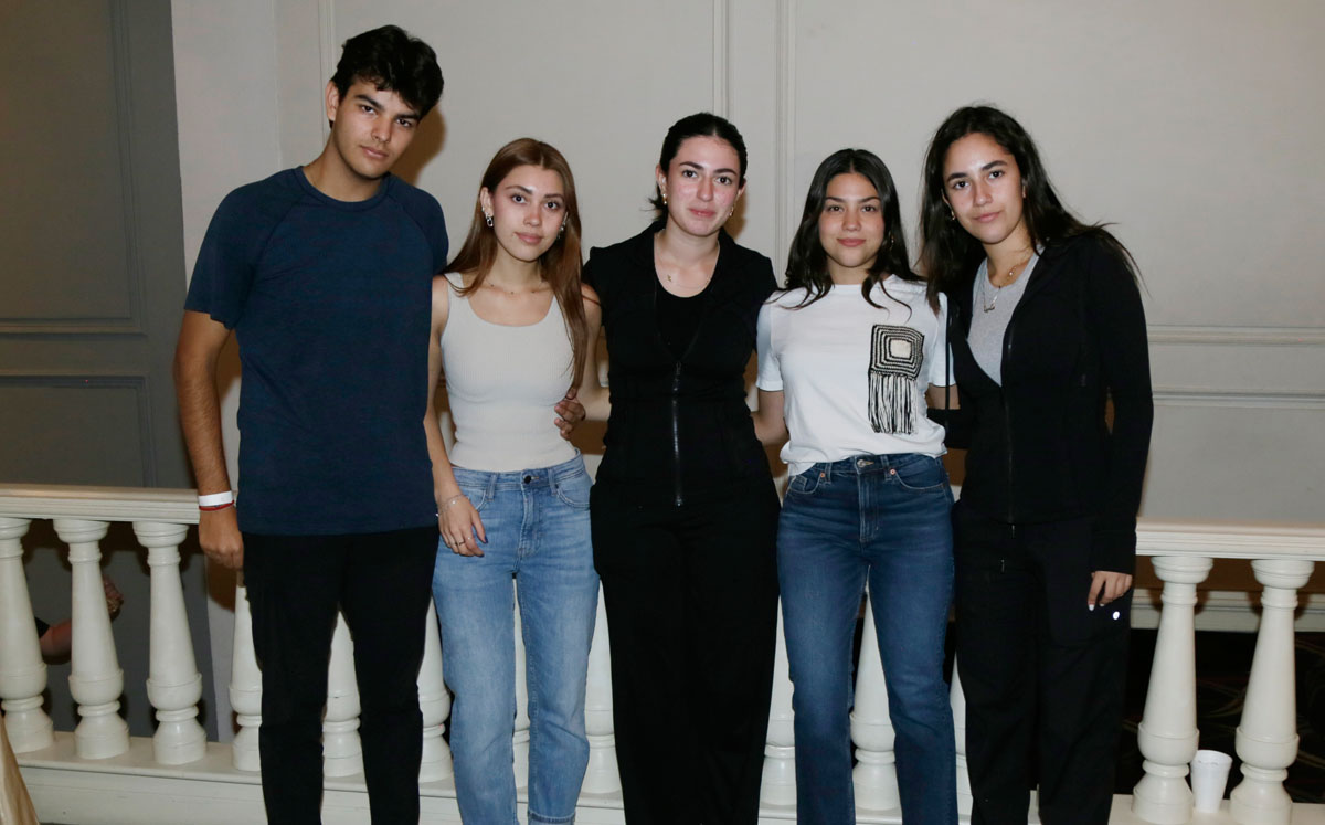 Daniel Casas, Alana Campos, Monse Borrego, Daniela Sofía González y María Fernández